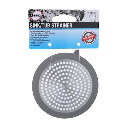Danco Danco 2.75 in. Brushed Nickel Stainless Steel Bathroom Sink Drain Protector 9D00011040